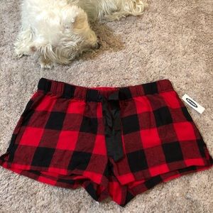 Old Navy Plaid Pajama Sleep Shorts